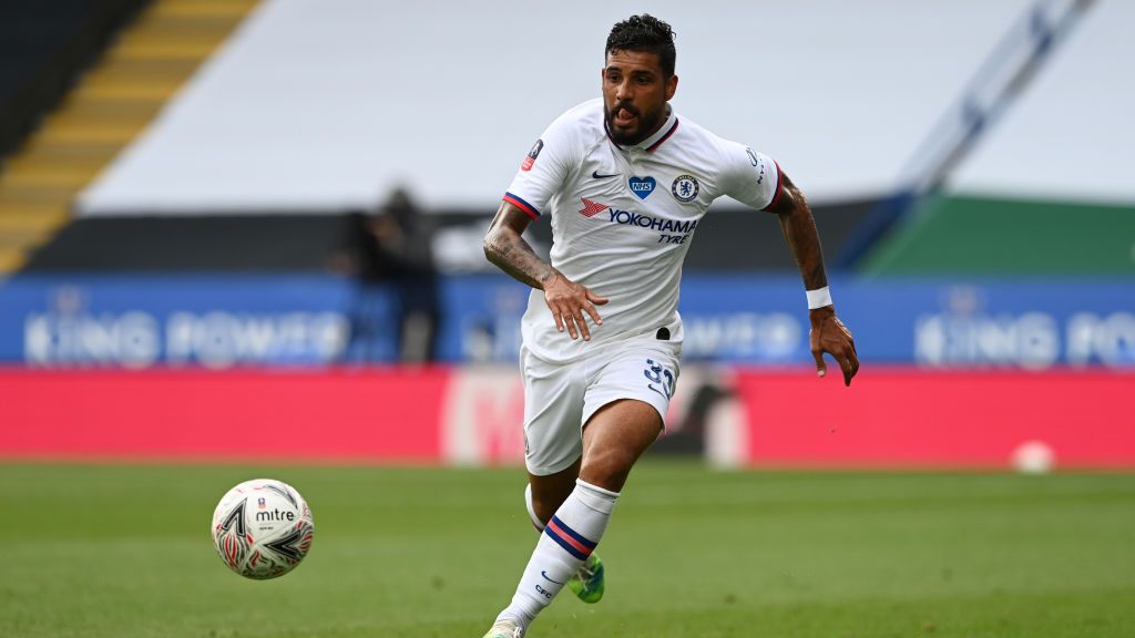 Pemain buangan Chelsea, Emerson Palmieri menyambut positif minat Juventus yang ingin merekrutnya dalam bursa transfer musim panas nanti. Copyright: © Darren Walsh/Chelsea FC via Getty Images