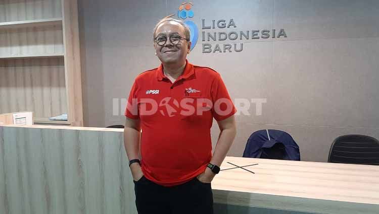 Direktur Utama PT LIB, Akhmad Hadian Lukita. Foto: Zainal Hasan/INDOSPORT. Copyright: © Zainal Hasan/INDOSPORT