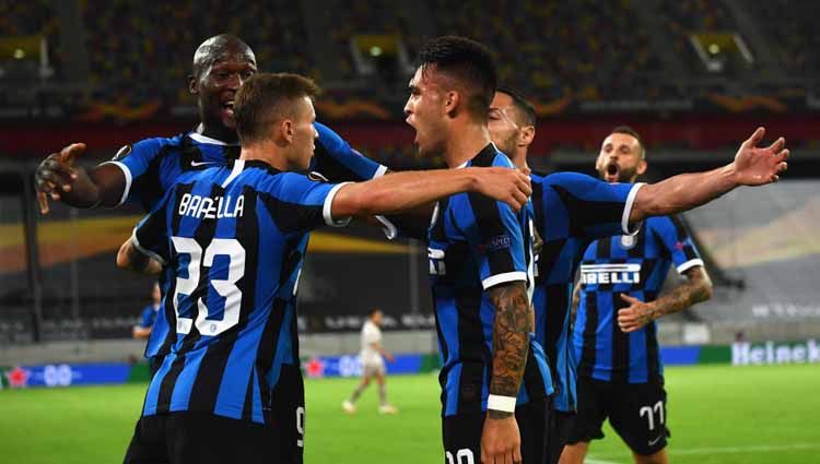 Duet Lautaro Martinez dan Romelu Lukaku di Inter Milan. Copyright: © Claudio Villa - Inter/Inter via Getty Images
