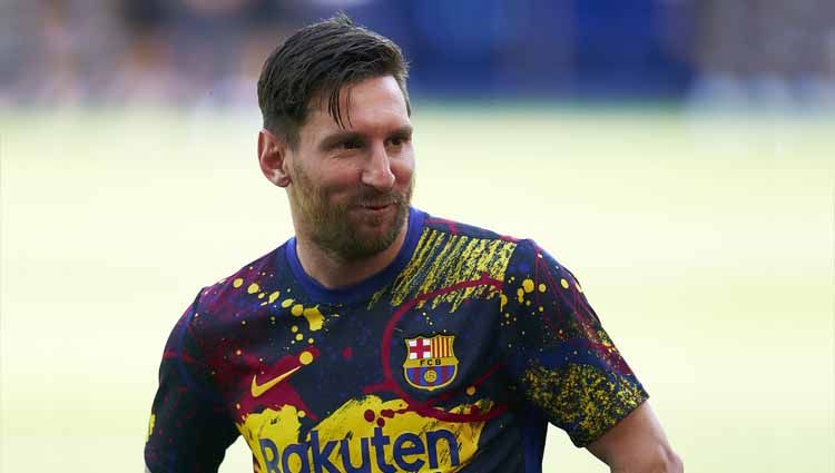 Ronald Koeman menceritakan hubungan yang ia miliki dengan Lionel Messi pasca menjadi pelatih raksasa LaLiga Spanyol, Barcelona. Copyright: © Pedro Salado/Quality Sport Images/Getty Images