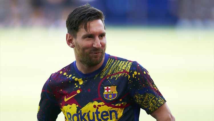 Mauricio Pochettino dikabarkan bakal memberi hadiah berupa Lionel Messi ke Paris Saint-Germain sebagai tanda terima kasihnya jika dipilih jadi pelatih. Copyright: © Pedro Salado/Quality Sport Images/Getty Images