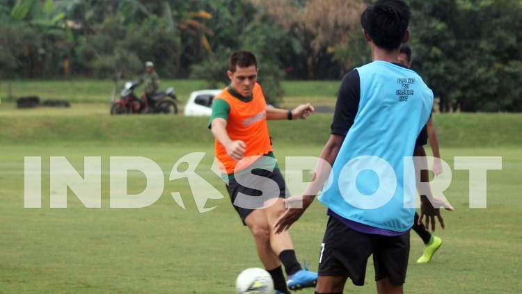 Pemain asing PSS Sleman, Guilherme Batata. Copyright: © Ronald Seger Prabowo/INDOSPORT