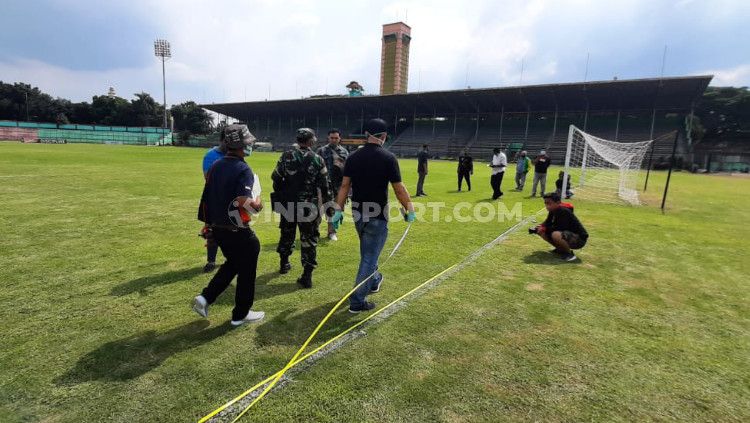 Stadion Teladan, dinyatakan layak atau memenuhi persyaratan untuk menggelar pertandingan kandang di lanjutan Liga 2 2022-2023. Copyright: © Aldi Aulia Anwar/INDOSPORT