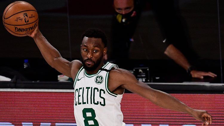 Pemain Boston Celtics, Kemba Walker. Copyright: © Douglas P. DeFelice/Getty Images