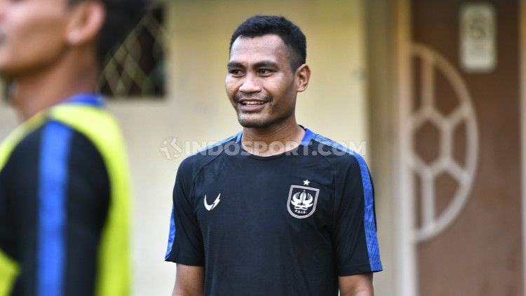 Safrudin Tahar telah bergabung dengan skuat PSIS untuk melakukan latihan di Stadion Citarum, Rabu (09/09/20). Copyright: © Alvin Syaptia/INDOSPORT
