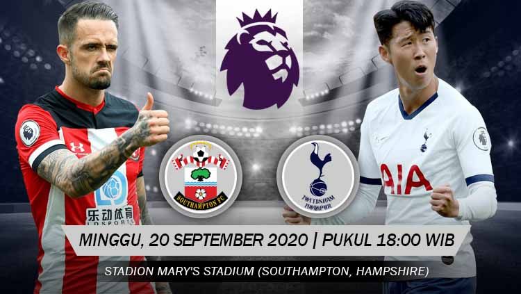 Berikut link live streaming pertandingan antara Southampton vs Tottenham Hotspur dalam laga lanjutan kompetisi Liga Inggris musim 2020/2021. Copyright: © Grafis: Yanto/INDOSPORT