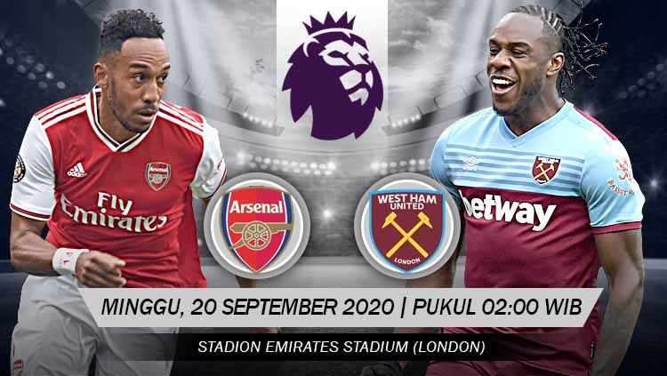 Prediksi Pertandingan Liga Inggris Arsenal Vs West Ham Indosport