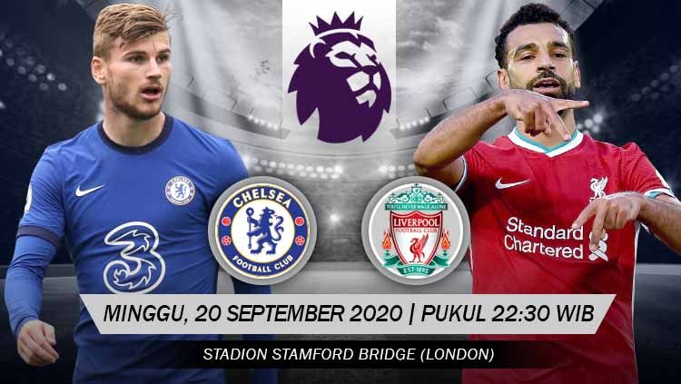 Berikut prediksi big match antara Chelsea vs Liverpool di pekan ke-2 Liga Inggris 2020/21, Minggu (20/09/20) malam WIB. Copyright: © Grafis: Yanto/INDOSPORT