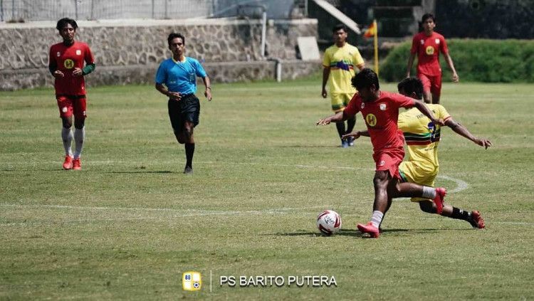 Uji coba Barito melawan Topan Squad hari ini, Sabtu (19/09/20) pagi di Yogyakarta. Copyright: © Official Barito Putera