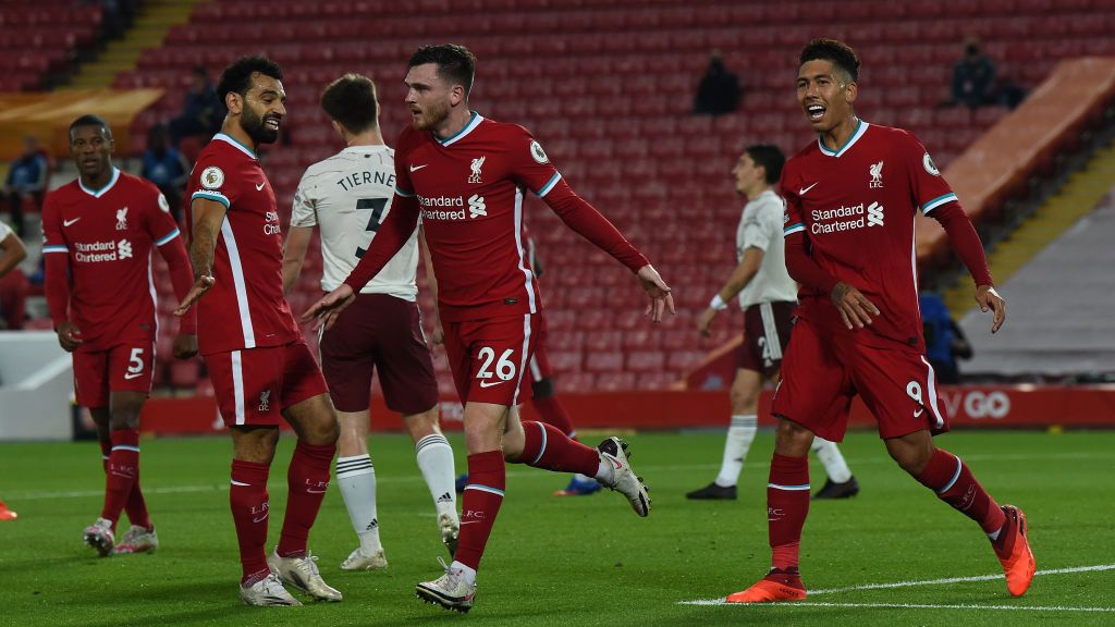 Liverpool dan Tottenham Hotspur berbagi satu poin usai bermain seri 2-2 pada pekan ke-18 Liga Inggris 2021/22, Minggu (19/12/21). Copyright: © John Powell/Liverpool FC via Getty Images