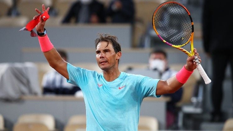 Rafael Nadal ke babak dua Prancis Terbuka (Roland Garros) 2020. Copyright: © Julian Finney/Getty Images