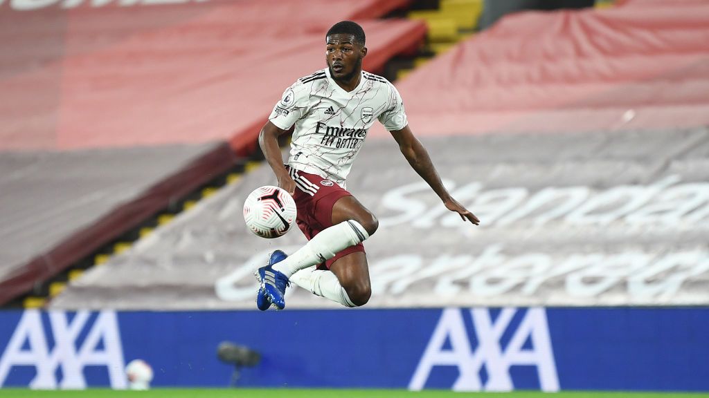 Ainsley Maitland-Niles, pemain Arsenal yang dipinjam AS Roma. Copyright: © Stuart MacFarlane/Arsenal FC via Getty Images