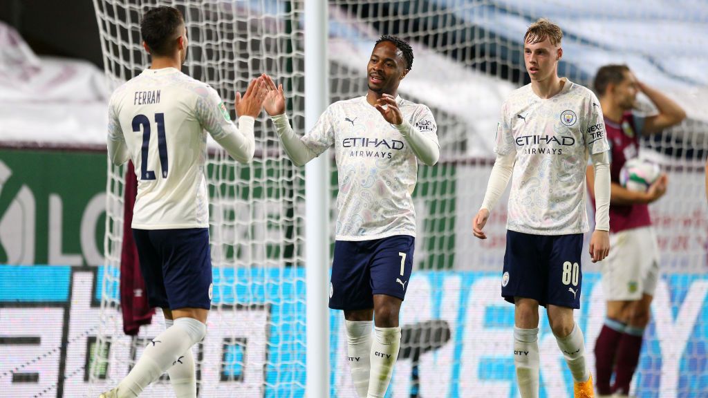 Berikut adalah hasil pertandingan babak 16 besar Carabao Cup yang mempertemukan Burnley vs Manchester City yang berakhir dengan kemenangan untuk The Citizens. Copyright: © Matt McNulty - Manchester City/Manchester City FC via Getty Images