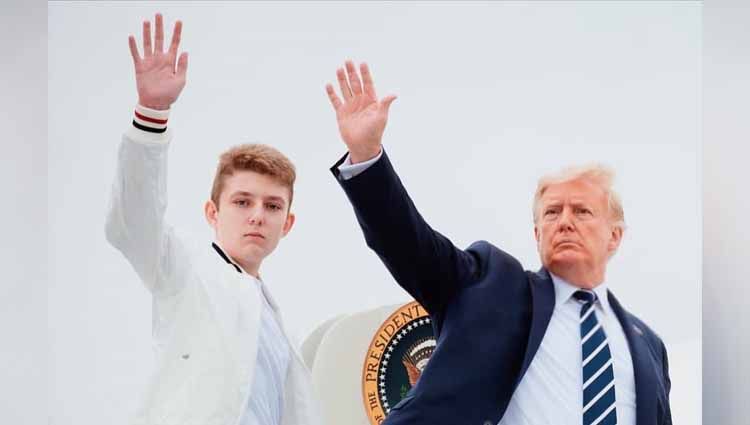 Barron Anak Bungsu Donald Trump Yang Diejek Cocok Jadi Bintang Nba Indosport