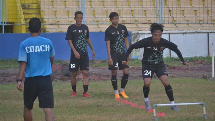 Sriwijaya FC masih menunggu kabar terbaru, pasca PSSI dan PT LIB mengumumkan menunda kick off Liga 2 menjadi November mendatang. Copyright: © Muhammad Effendi/INDOSPORT