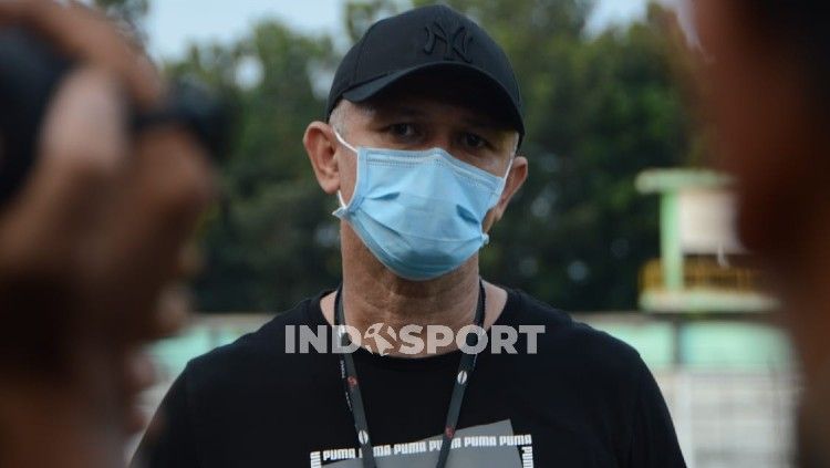 Pelatih kepala PSMS Medan, Wesley Gomes de Oliveira. Copyright: © Aldi Aulia Anwar/INDOSPORT