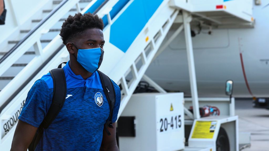 Amad Traore, pemain Atalanta yang diincar Manchester United Copyright: © Carlos Rodrigues - UEFA/UEFA via Getty Images