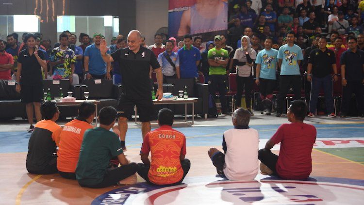 Acara Jr. NBA Coaches Academy di Surabaya pada Februari 2020. Copyright: © Jr. NBA