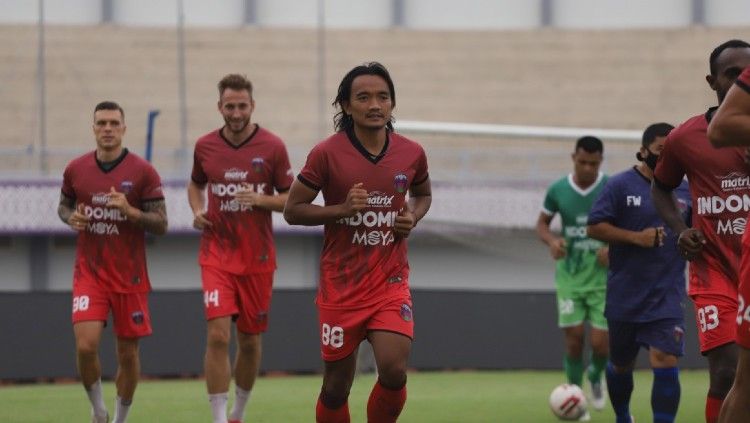 Latihan Persita Tangerang pasca libur. Copyright: © Media Persita