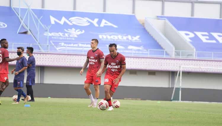 Persita Tangerang memperpanjang masa libur latihan setelah PSSI memutuskan Liga 1 2020 dilanjut awal 2021. Copyright: © Media Persita