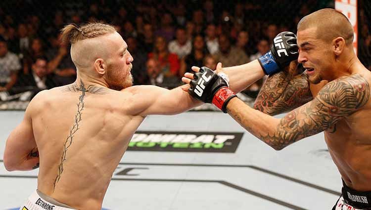 Conor McGregor vs Dustin Poirier Copyright: © Josh Hedges/Zuffa LLC/Zuffa LLC via Getty Images