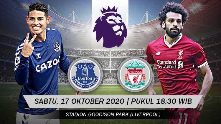 Link live streaming pertandingan pekan kelima Liga Inggris antara Everton vs Liverpool bisa disaksikan melalui Mola Tv pada Sabtu (17/10/2020) pukul 18.30 WIB. Copyright: © Grafis: Yanto/Indosport.com