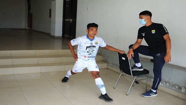 Manajemen Persib Bandung mengakui harus rela melepas salah satu pemain muda berbakat Mario Jardel, setelah berakhirnya kompetisi Liga 1 2021-2022. Copyright: © Media Officer Persib Bandung