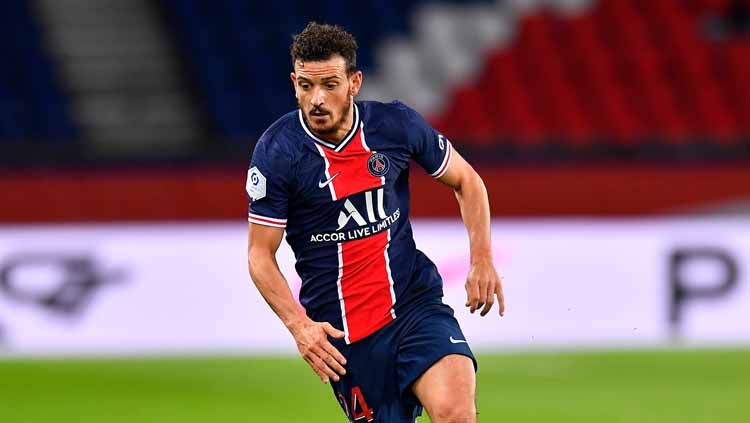 Alessandro Florenzi ketika menjalani masa pinjaman di Paris Saint-Germain (PSG). Copyright: © Aurelien Meunier - PSG/PSG via Getty Images