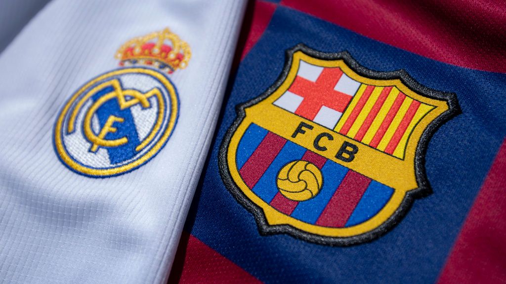 Real Madrid, Barcelona dan Juventus dikabarkan terancam absen di Eropa selama 2 tahun karena tindakan indisipliner yang diilakukan UEFA. Copyright: © Visionhaus via Getty Images