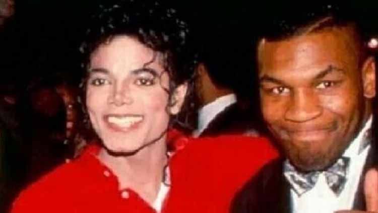 Mike Tyson dan Michael Jackson. Copyright: © Thethinks.com