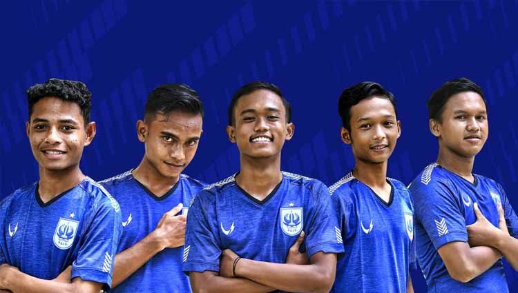 Lima Pemain PSIS Semarang U-16 yang berkesempatan mengikuti program Garuda Select. Copyright: © Media PSIS