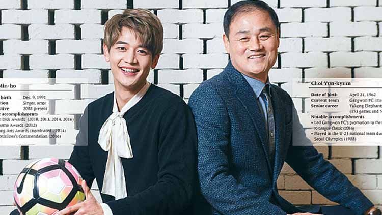 Choi Minho dan ayahnya. Copyright: &copy; koreajoongangdaily.joins.com