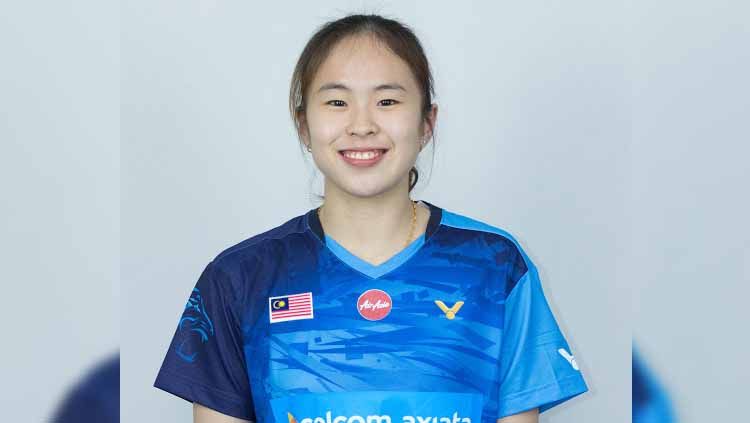Pearly Tan menuliskan pesan menyayat hati usai kalah tragis dari wakil Jepang, Mayu Matsumoto/Wakana Nagahara pada hari ulang tahunnya di All England 2023. Copyright: © Badminton Association of Malaysia (BAM)