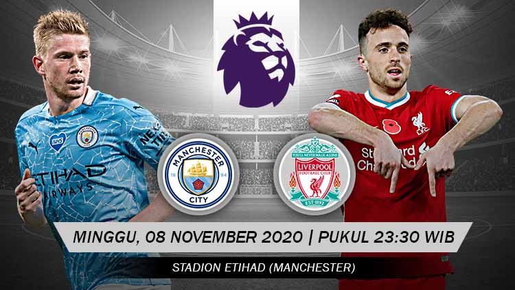 Mengulas duel antarlini pertandingan big match pekan kedelapan Liga Inggris 2020-2021 antara Manchester City vs Liverpool. Copyright: © Grafis: Yanto/Indosport.com