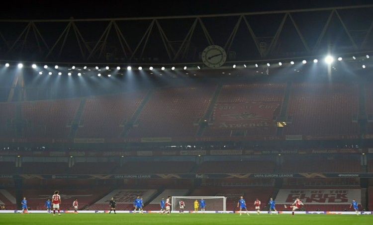 Arsenal vs Molde di Emirates Stadium Copyright: © twitter.com/Arsenal