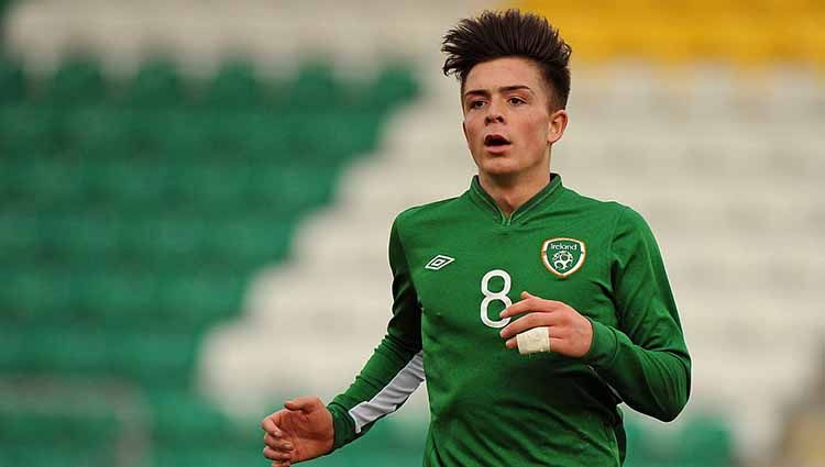 Jack Grealish sewaktu masih di timnas Irlandia. Copyright: © Sportsfile/Corbis/Sportsfile via Getty Images