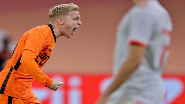 gelandang Belanda, Donny van de Beek Copyright: © twitter.com/OnsOranje