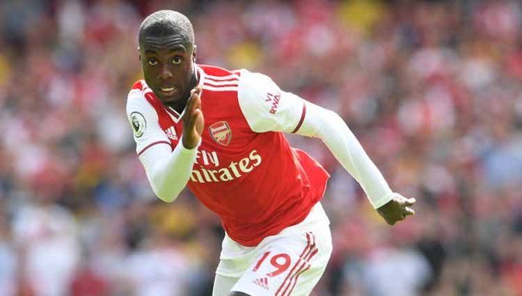 Pemain termahal Arsenal sepanjang masa, Nicolas Pepe, mengisyaratkan untuk hengkang di bursa transfer mendatang. Copyright: © Twitter@NicolasPepe19_