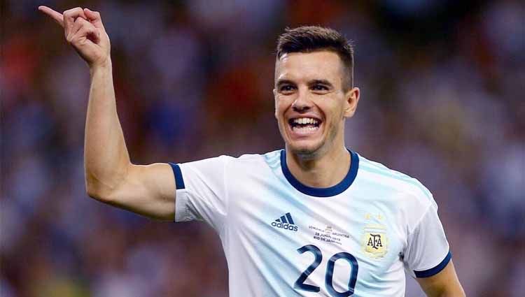 Giovani Lo Celso, pemain Timnas Argentina. Copyright: © Twitter@LoCelsoGiovani