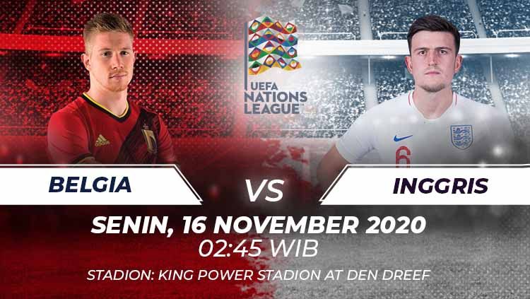 Belgia akan segera berhadapan dengan Inggris di UEFA Nations League. Anda bisa menyaksikan pertandingan tersebut melalui live streaming. Copyright: © Grafis:Frmn/Indosport.com