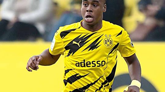 Youssoufa Moukoko pemain Borussia Dortmund U19. Copyright: © Max Maiwald/DeFodi Images via Getty Images