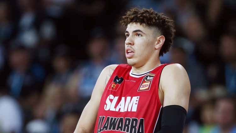 LaMelo Ball, pebasket Illawarra Hawks yang terpillih gabung Charlotte Hornets melalui jalur NBA Draft pick 2020 Copyright: © Anthony Au-Yeung/Getty Images