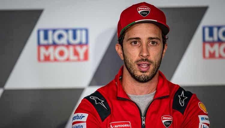 Andrea Dovizioso disebut berpeluang menggantikan posisi Marc Marquez yang masih diragukan fit untuk MotoGP 2021. Copyright: © Steve Wobser/Getty Images