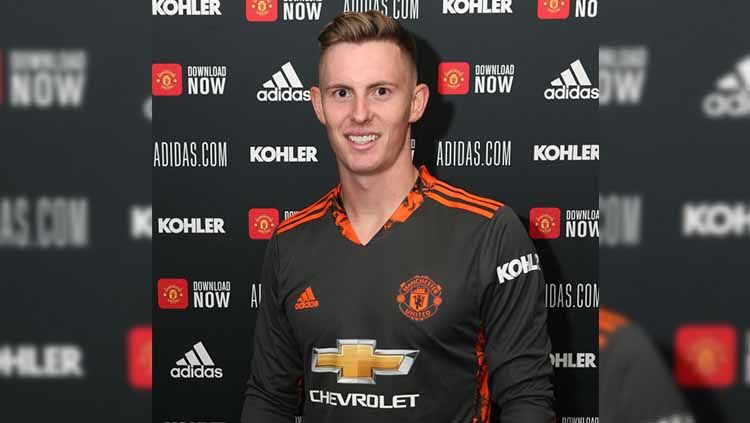 Kebuntuan raksasa Liga Inggris (Premier League), Manchester United, dalam mendatangkan Andre Onana menjadi alarm bagi Erik ten Hag untuk mempercayai Dean Henderson. Copyright: © John Peters/Manchester United via Getty Images