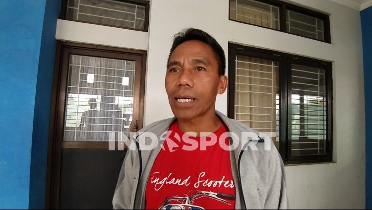 Asisten pelatih Persib, Budiman, saat ditemui di Mes Persib, Jalan Ahmad Yani, Kota Bandung, Rabu (25/11/2020). Copyright: © Arif Rahman/INDOSPORT