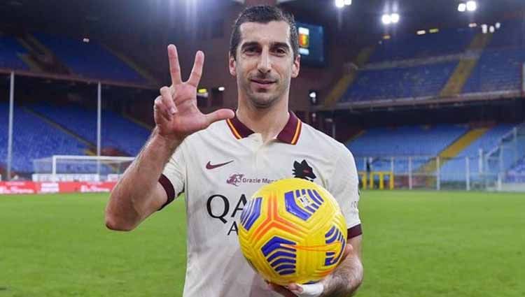 Henrikh Mkhitaryan, pemain AS Roma. Copyright: © Twitter@HenrikhMkh