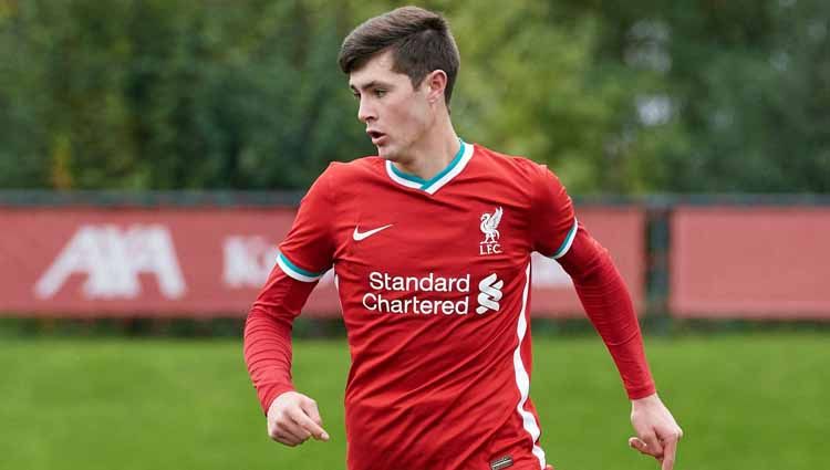 Layton Stewart, pemain Liverpool yang bisa jadi penerus Fernando Torres. Foto: Nick Taylor/Liverpool FC/Liverpool FC via Getty Images. Copyright: © Nick Taylor/Liverpool FC/Liverpool FC via Getty Images