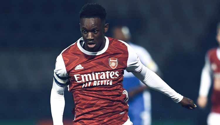 Mengenal Folarin Balogun, wonderkid Arsenal yang dibidik AC Milan untuk diboyong gratis di bursa transfer musim panas sebagai pengganti Zlatan Ibrahimovic. Copyright: © Twitter@fbalogun67