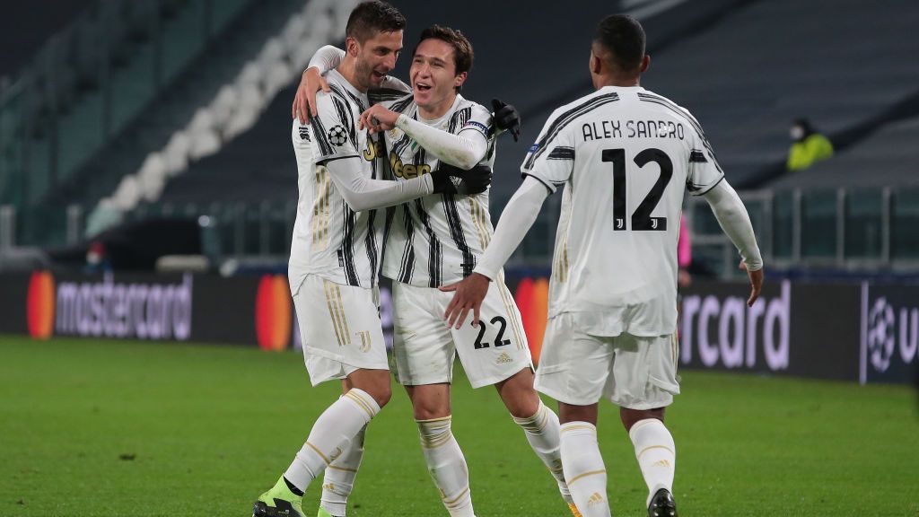 Federico Chiesa merayakan golnya dalam laga Juventus vs Dynamo Kiev Copyright: © Jonathan Moscrop/Getty Images