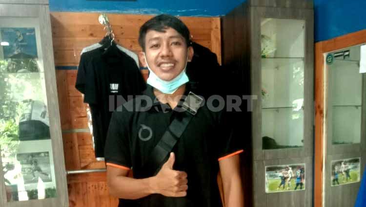 Gelandang Persib Bandung, Beckham Putra Nugraha, mengaku sudah nyetel dengan rekan-rekannya di tim. Copyright: © Arif Rahman/Indosport.com